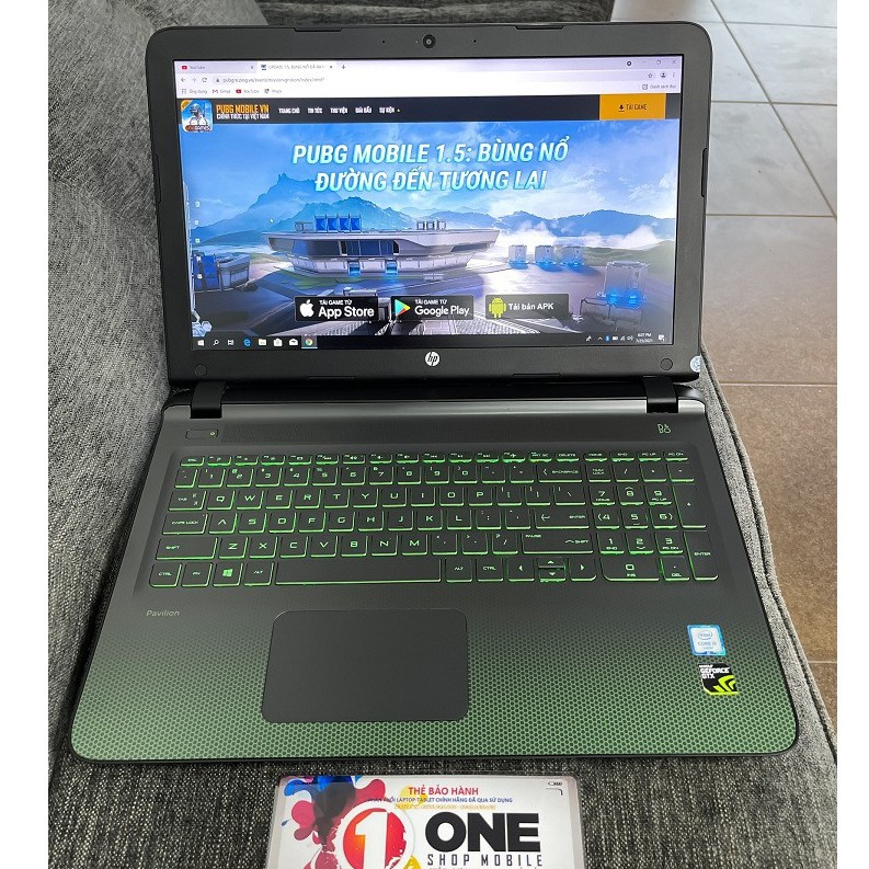 [Gaming & Đồ Họa] Laptop HP Pavilion Gaming 15-AK030TX Core i5 6300HQ/ Ram 16Gb/ Card đồ họa rời Nvidia GTX950M DDR5 4Gb