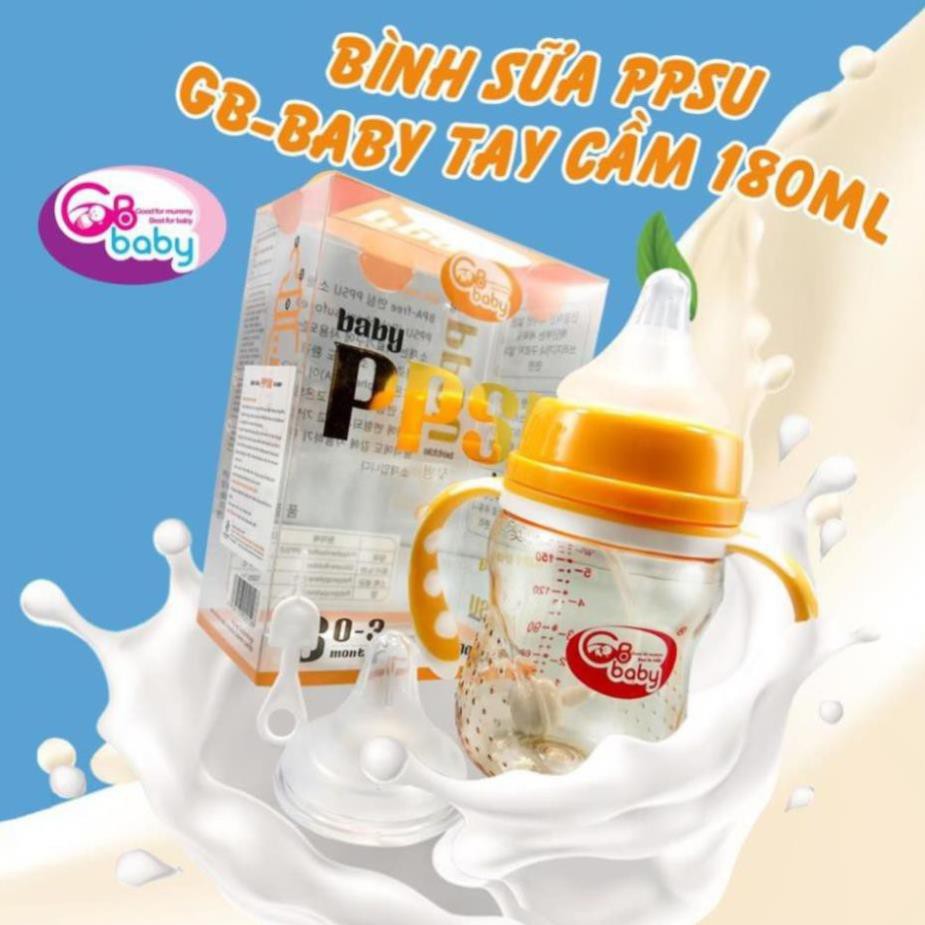 Bình sữa Hàn Quốc PPSU cổ rộng 180ml cho bé