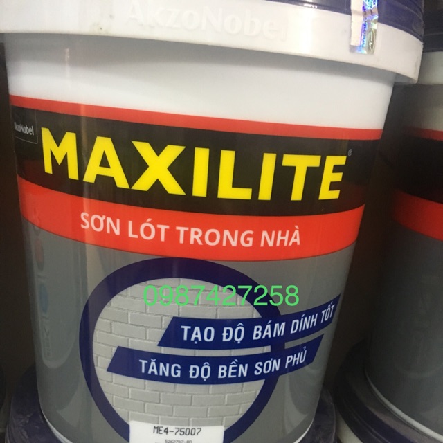 Maxilite sơn lót chống kiềm trong nhà 18L