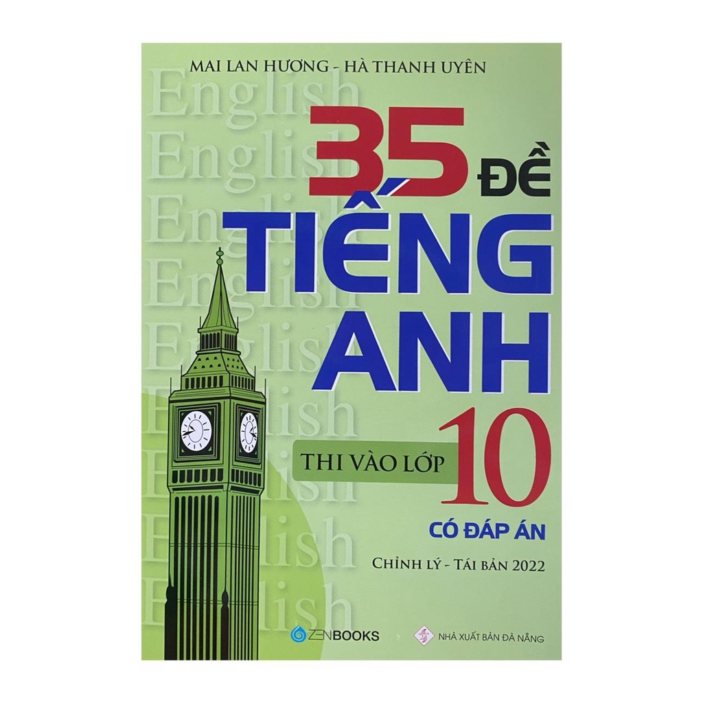 Sách - 35 đề tiếng anh thi vào lớp 10 có đáp án ( Chỉnh lý tái bản 2022 )