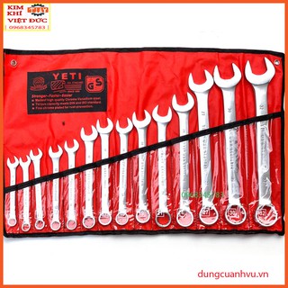 Bộ cờ lê yeti 14 cây tiêu chuẩn USA 8-24mm và 8-32mm