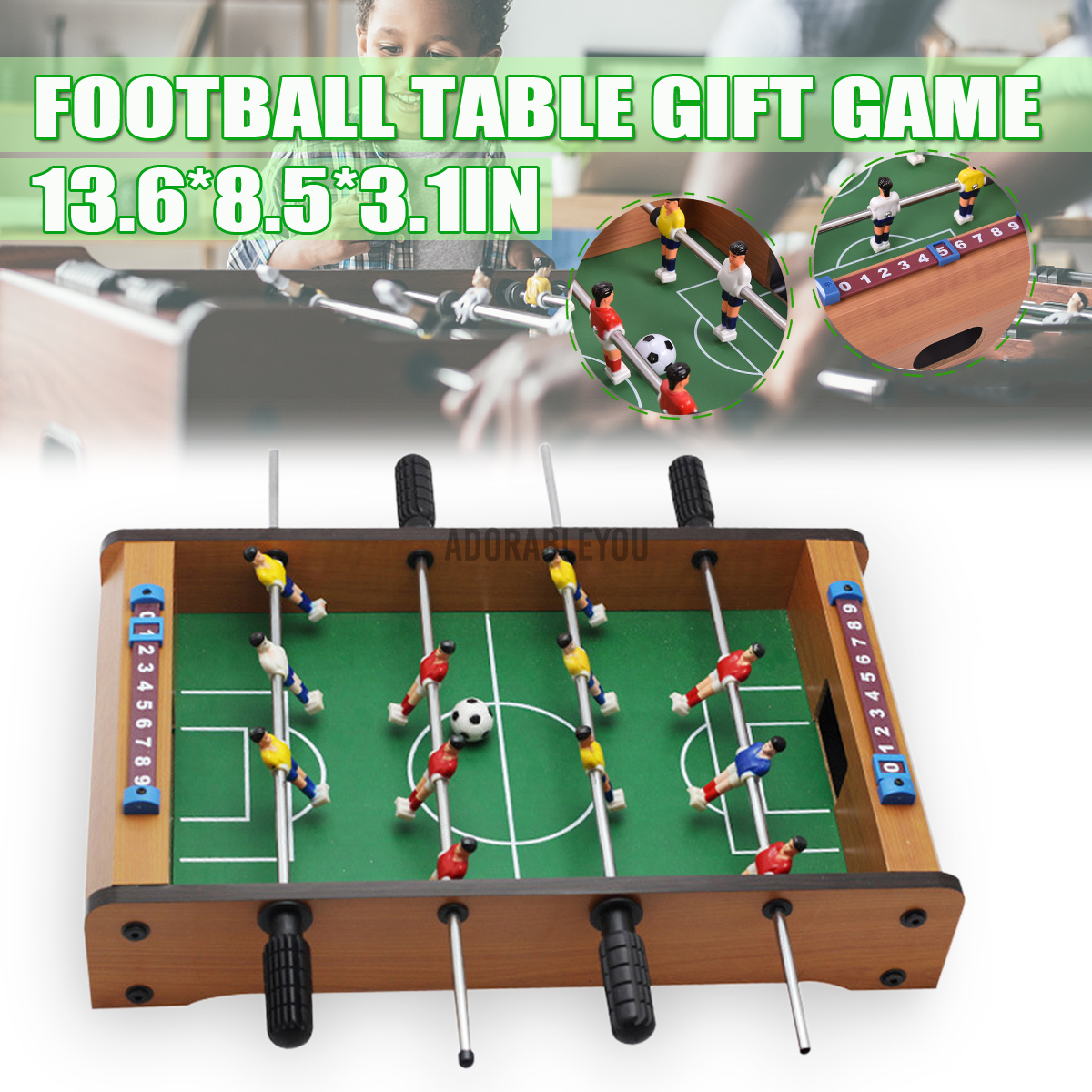 In Stock Football Table Christmas Gift Game Soccer Arcade Size Football Sports Indoor