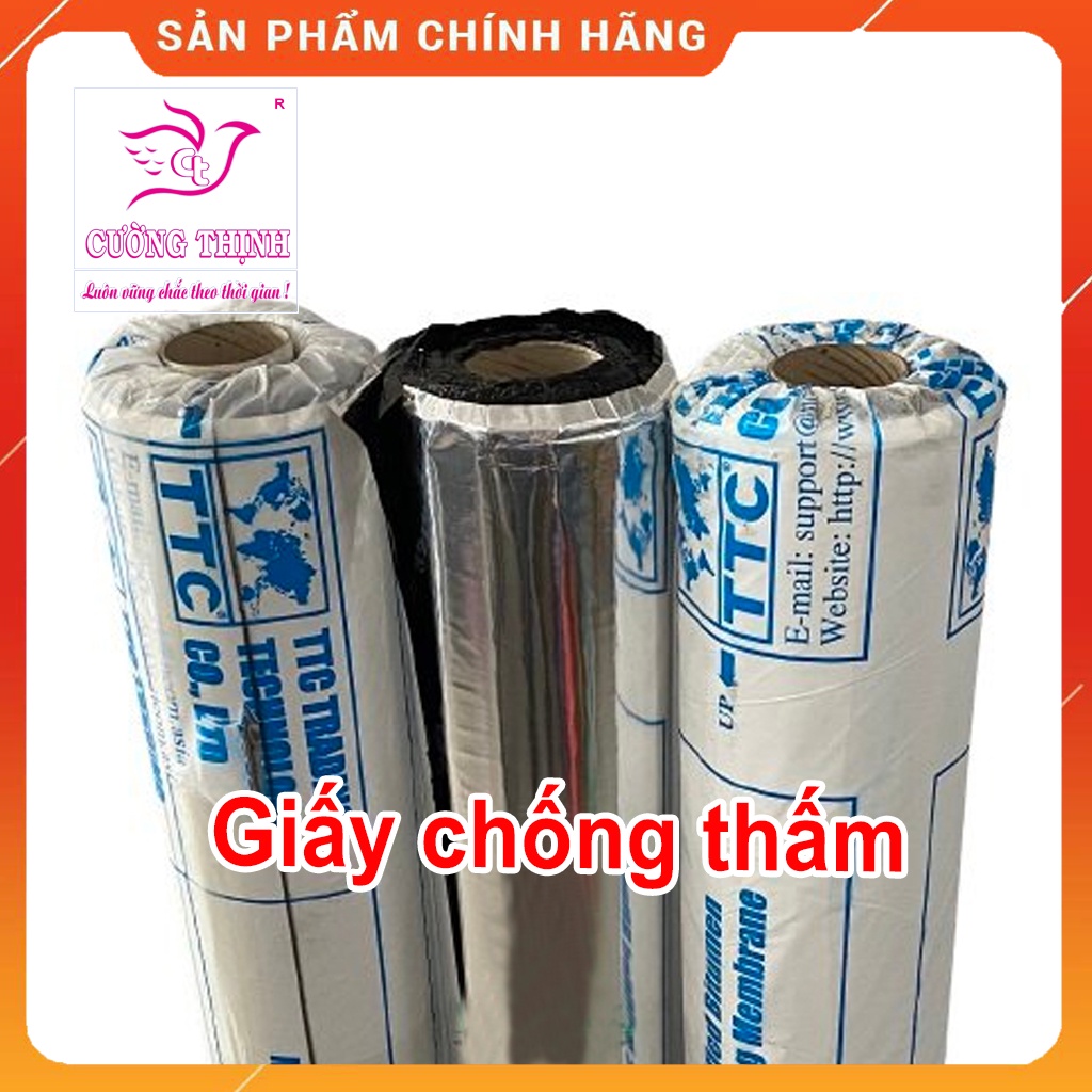 Giấy chống thấm hàn quốc, Khổ 1m, Bán lẻ, Dán chống thấm mái nhà.