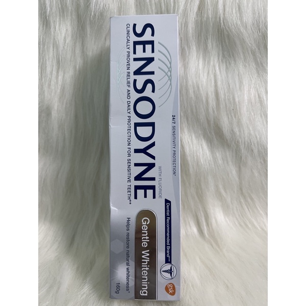 Kem đánh răng Sensodyne Gentle Whitening 160G