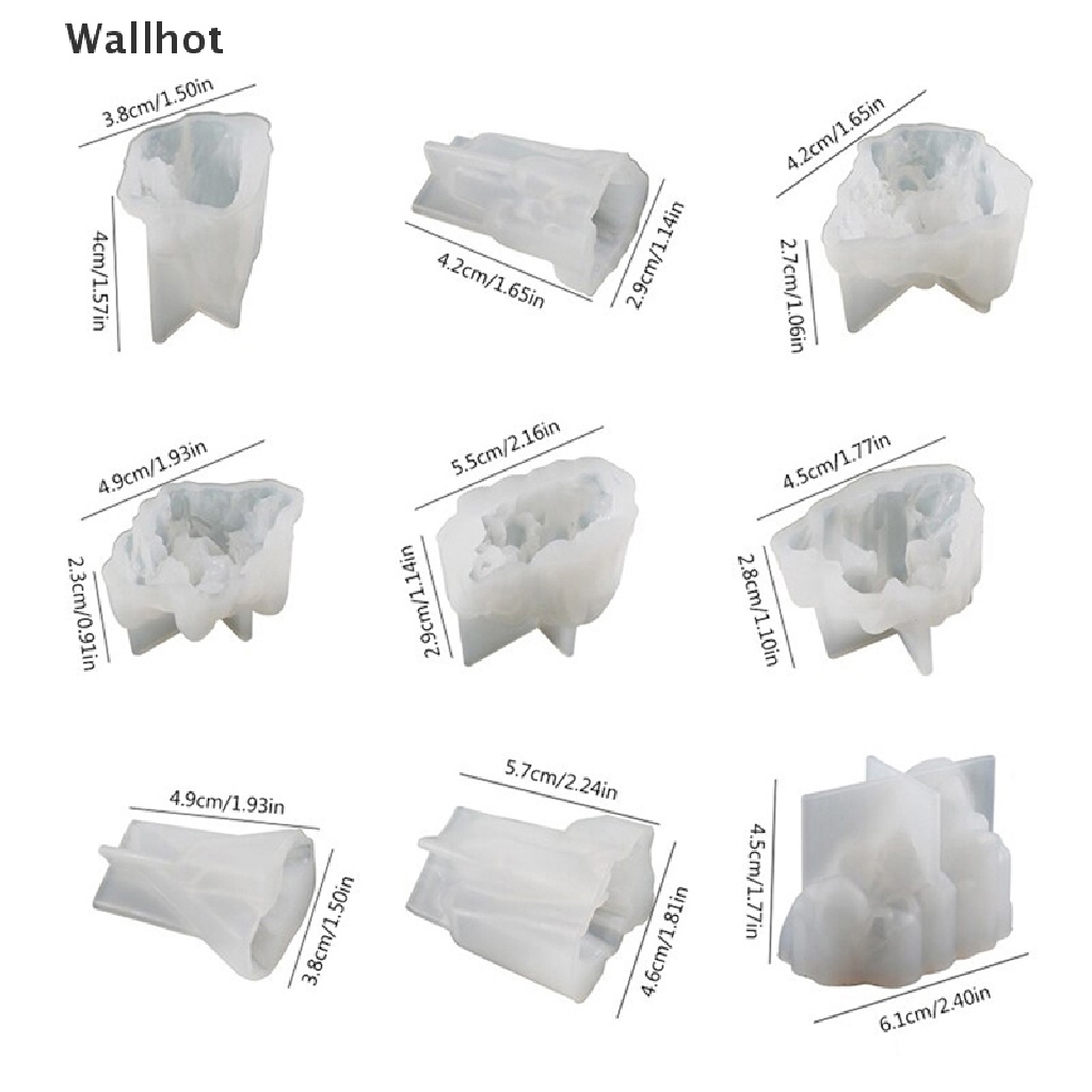 Khuôn Silicone Làm Đá Viên Pha Lê Epoxy Độc Đáo DIY