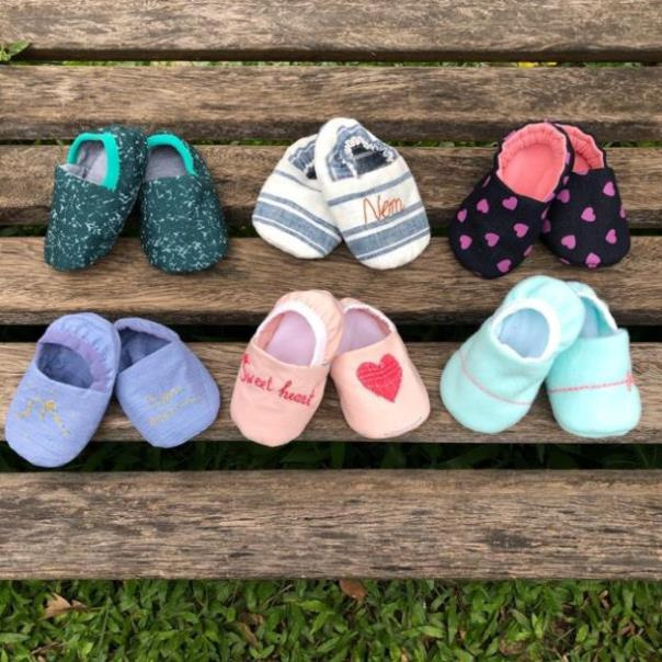 Giày Vải Mềm (shop nhận đặt làm theo mẫu yêu cầu) Cho Bé 0-12m độc đáo sang chảnh [Thanh Mai Shop]