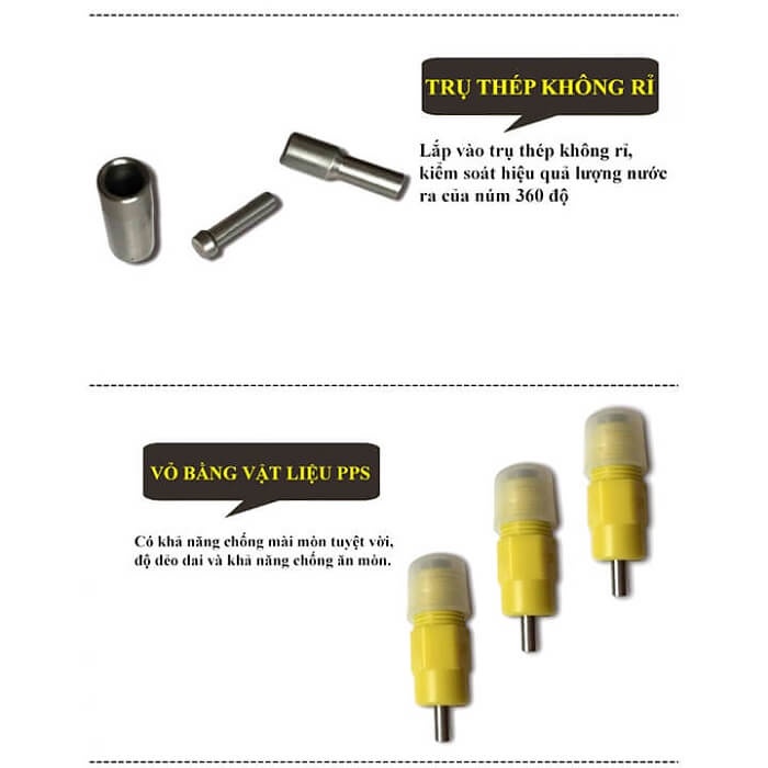 COMBO 150 Núm uống tự động cho gà SR Đức