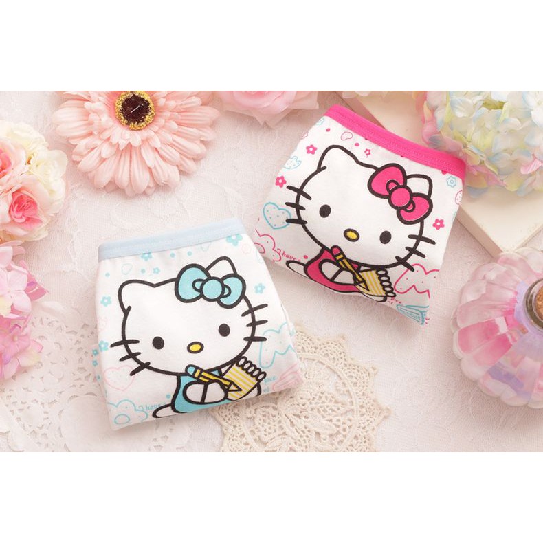 Quần lót, quần chip bé gái Hello Kitty chất cotton mềm mại đáng yêu