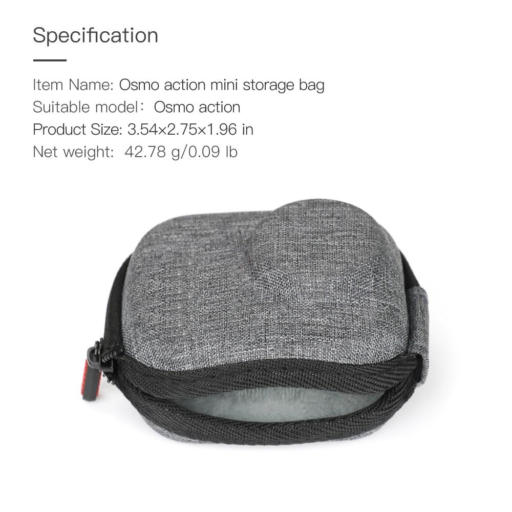 Convenient carrying case for DJI Osmo Action Camera