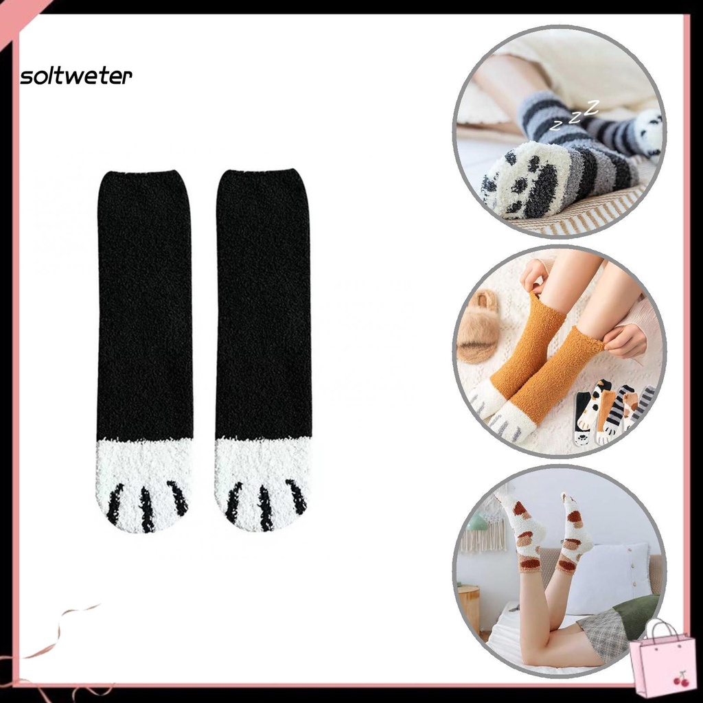 Vớ Dài Qua Gối Dày Dặn Giữ Ấm Mùa Đông Thân Thiện Với Làn Da