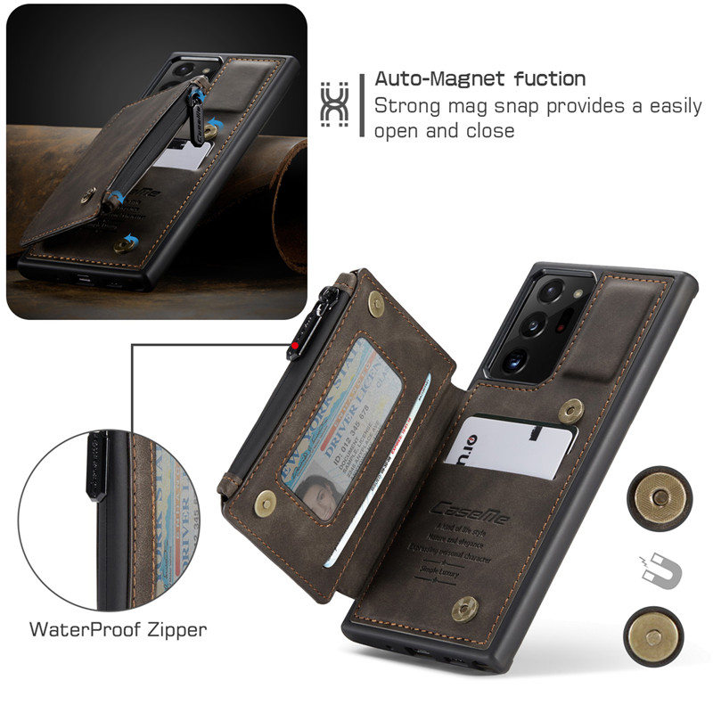 Ốp điện thoại kiểu ví thời trang cho Samsung Note 9 10 10+ Note 20 S20 FE Plus Ultra