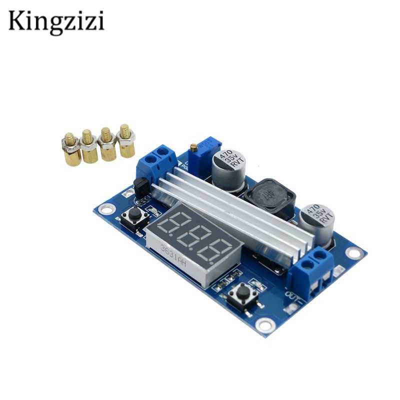 Mô Đun Tăng Áp 100w Dc Dc-Dc 3~35v Sang 3.5~35v Ltc1871 + Vôn Kế