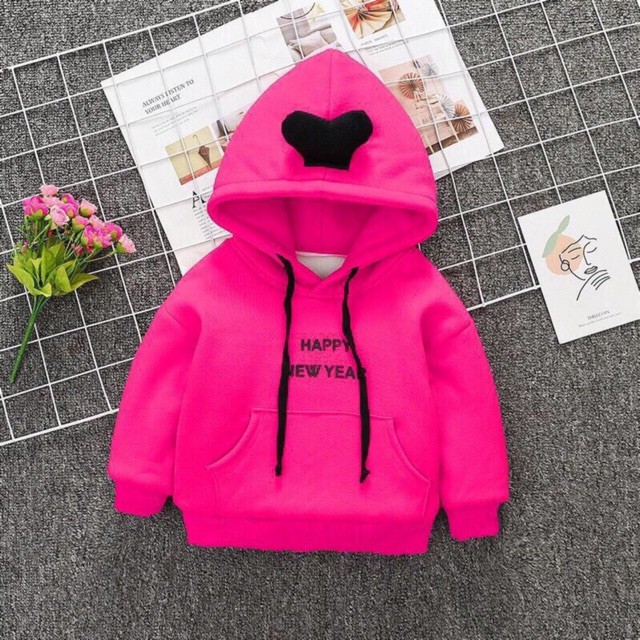 [hàng QC] Áo hoodie Quảng Châu cho bé gái, bé trai từ 7-13kg