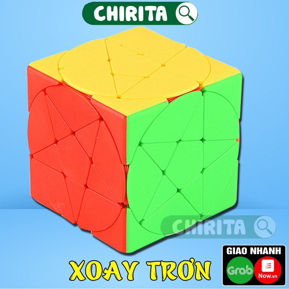 ❖✱(KHÔNG VIỀN)Rubik Biến Thể 6 Mặt Ngôi Sao Năm Cánh 3x3 -Khối Rubik Xoay Mượt, Đồ Chơi Trẻ Em CHIRITA (Shop có rubik 3x
