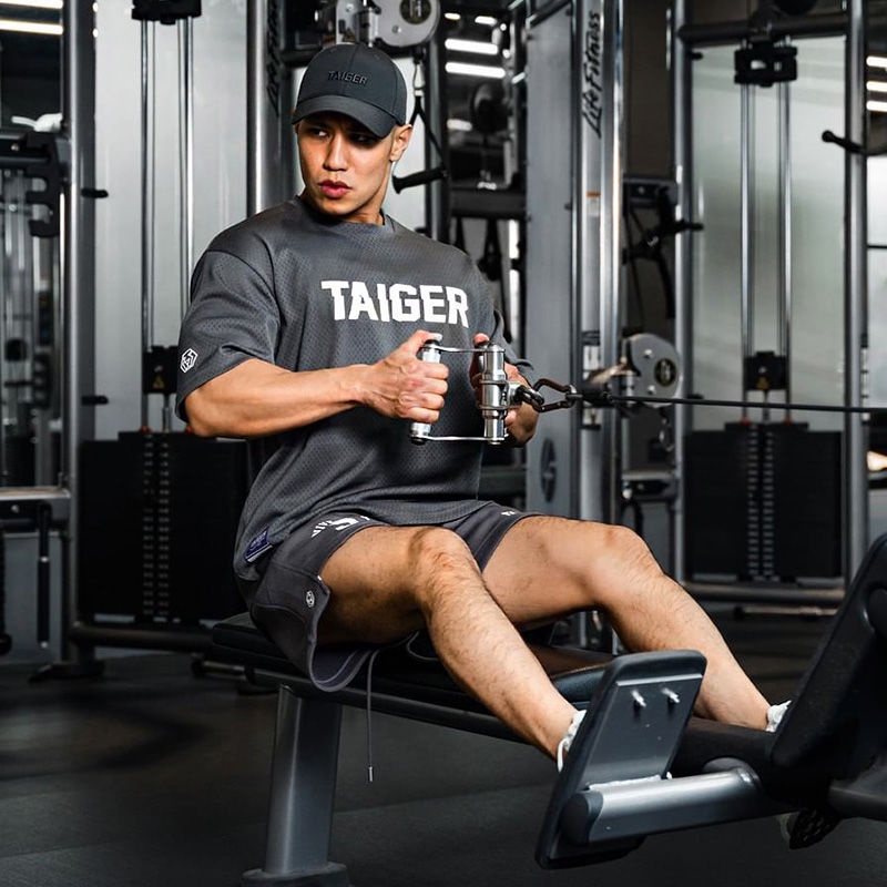 Áo Thun Thể Thao Tay Ngắn Dáng Rộng Thoáng Khí Nhanh Khô Thời Trang Cao Cấp Cho Nam