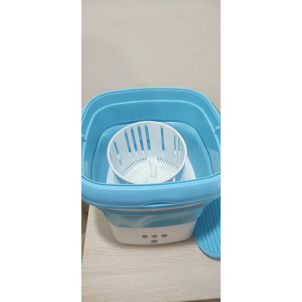 Máy giặt mini gấp gọn thông minh màu ngẫu nhiên