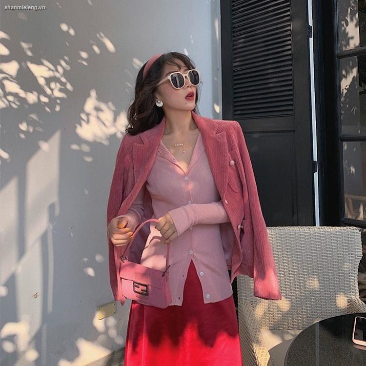 Áo Cardigan Dệt Kim Cổ Chữ V Tay Dài Phong Cách Retro Thời Trang Mùa Xuân Mới Cho Nữ 2021 | BigBuy360 - bigbuy360.vn