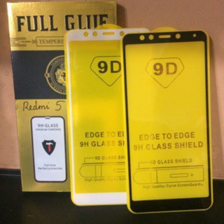 Kính cường lực 9D xiaomi redmi 5 / redmi 5 plus full keo toàn màn