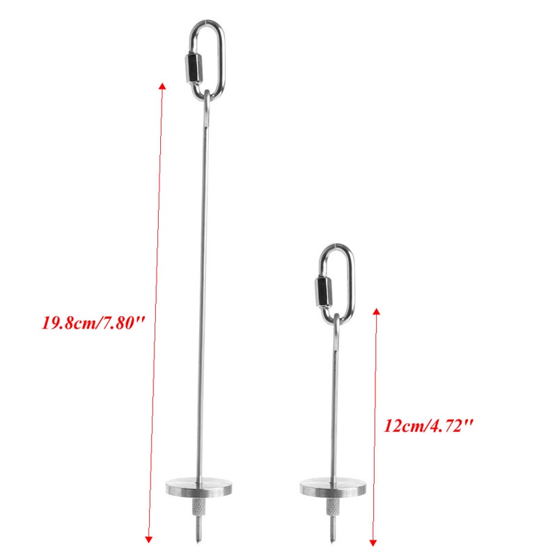 Giá Đỡ Thức Ăn Bằng Thép Không Gỉ 5 Trong 8 Cho Chim May Mắn