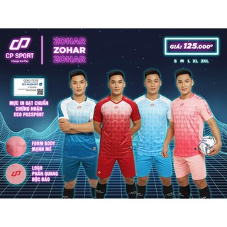 Quần áo đá bóng cao cấp cp zohar tặng băng đội trưởng cp.