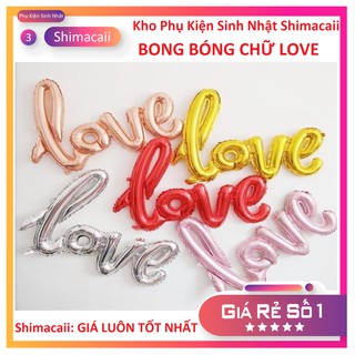 BONG BÓNG CHỮ LOVE TRANG TRÍ TIỆC SINH NHẬT TRANG TRÍ PHÒNG CƯỚI TÂN HÔN
