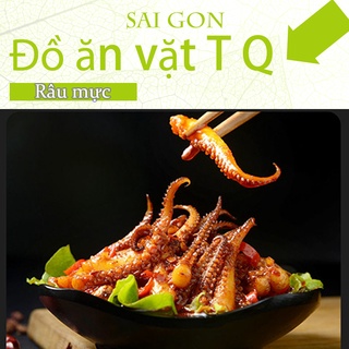 Đồ ăn vặt Trung Quốc-Râu mực sốt cay