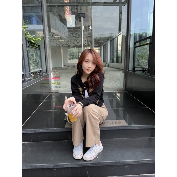 Áo len croptop voan nơ ~ 𝗫𝘂𝗸𝗮.𝘄𝗲𝗮𝗿