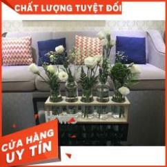 SÉT 5 BÌNH CẮM HOA THỦY TINH