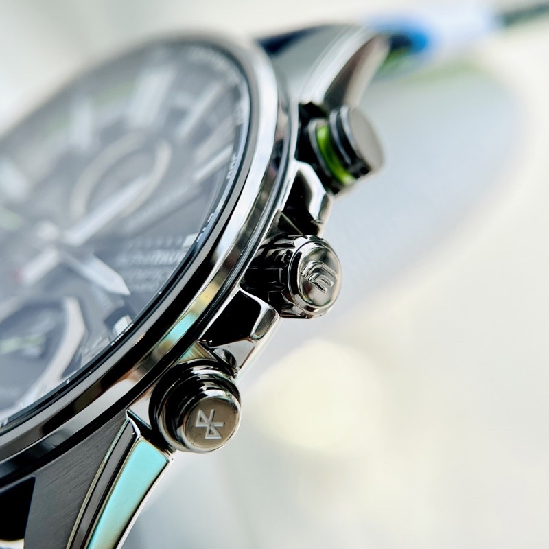 Đồng hồ nam dây da Casio Edifice EQB-1200AT-1A