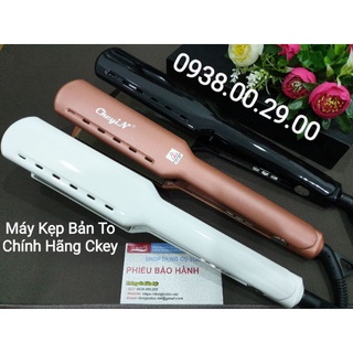 Máy Duỗi Tóc Cao Cấp Ckeyin Duỗi Thẳng Mượt Giữ Nếp Lâu, Kẹp Tóc Chuyên Nghiệp Cho Thợ.(Ảnh thật)