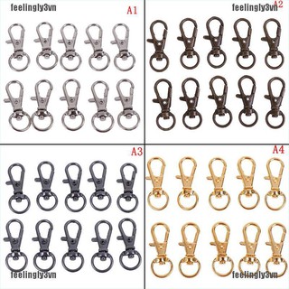Bộ 10 Móc Chìa Khóa / Túi Khóa Kéo DIY