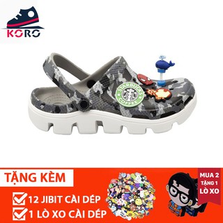 dép khủng long đế vảy sơn BUSY💖FREESHIP💖dép cross khủng long LONG17