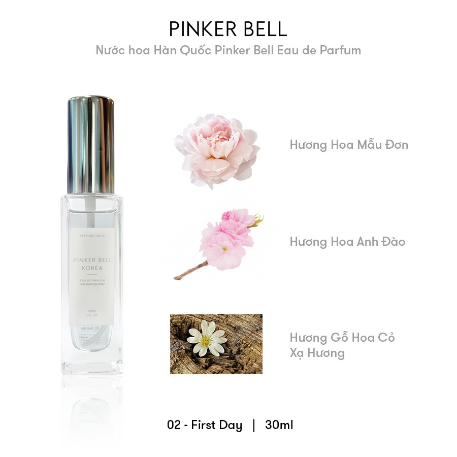 [Mã 1512FMCGSALE1 giảm 10% đơn 250K] NƯỚC HOA PINKER BELL KOREA Eau De Perfume 30ml - Nước hoa bán chạy nhất Hàn Quốc | BigBuy360 - bigbuy360.vn