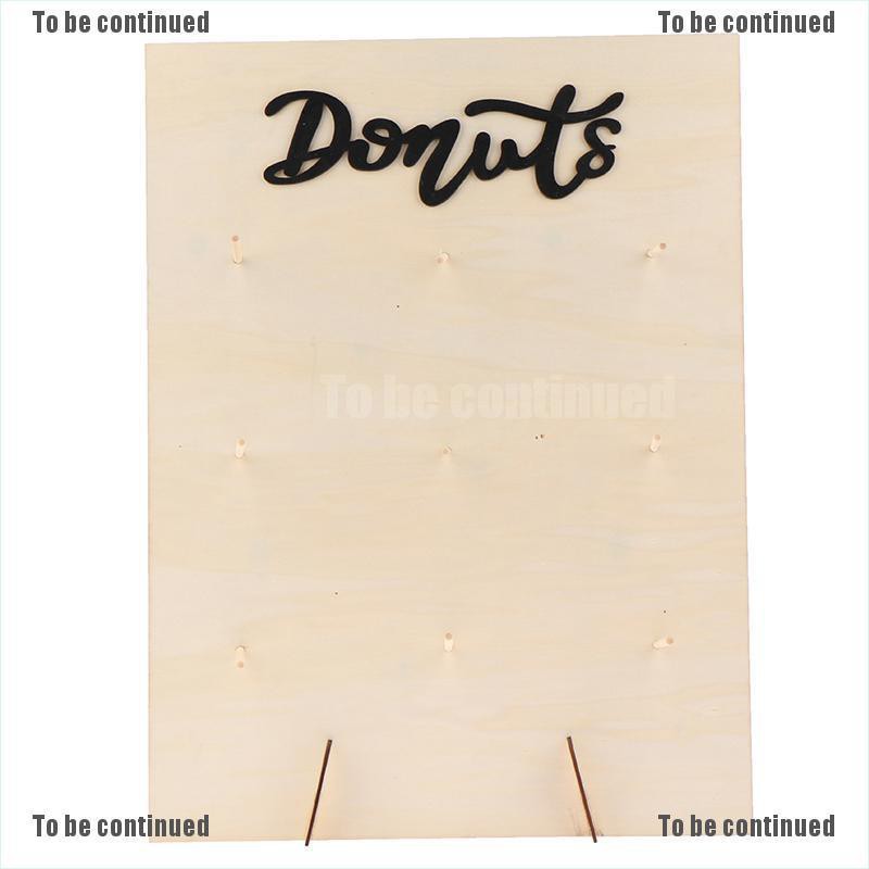 Giá Gỗ Trưng Bày Bánh Donut Sáng Tạo Đáng Yêu