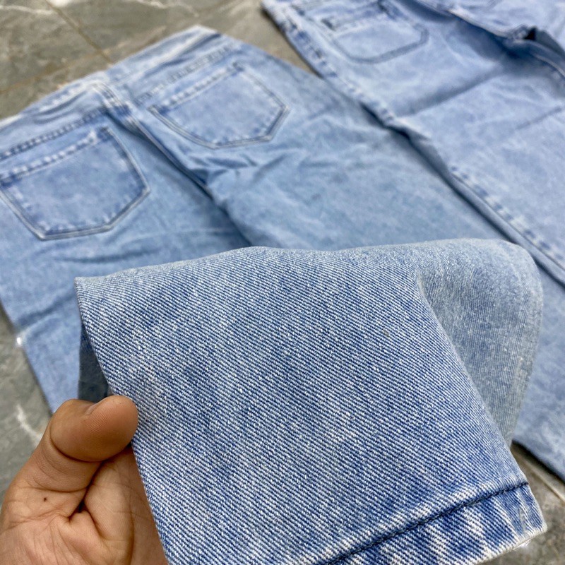 [Mã FAMAYWA giảm 10K đơn 50K] Quần bò suông 2 túi trước hót trend | BigBuy360 - bigbuy360.vn