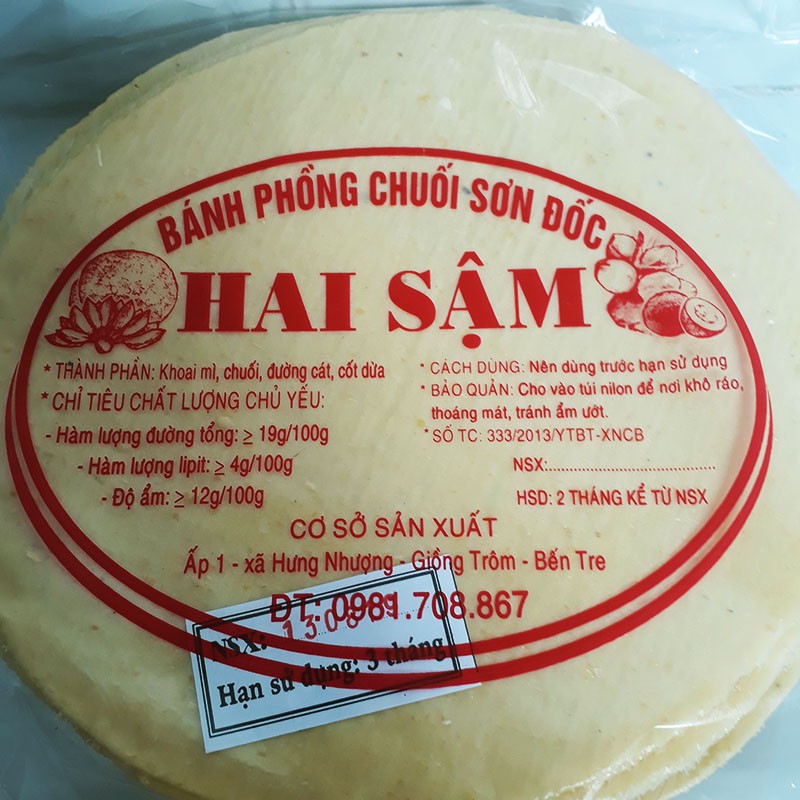 Bánh phồng mì vàng  SƠN ĐỐC 20 bánh