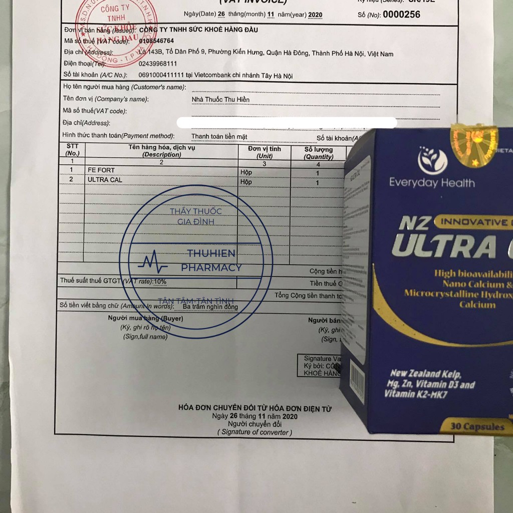 NZ-ULTRA CAL-bổ sung Canxi Nano và Canxi Hữu cơ