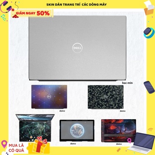 Skin dán trang trí Laptop Dell màu Chrome bạc mịn