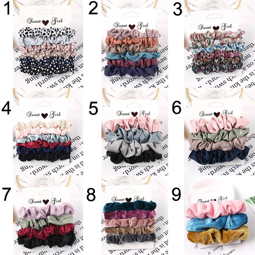 Dây Buộc Tóc Cao Su Co Giãn Thời Trang Cho Nữ 1 Cái
