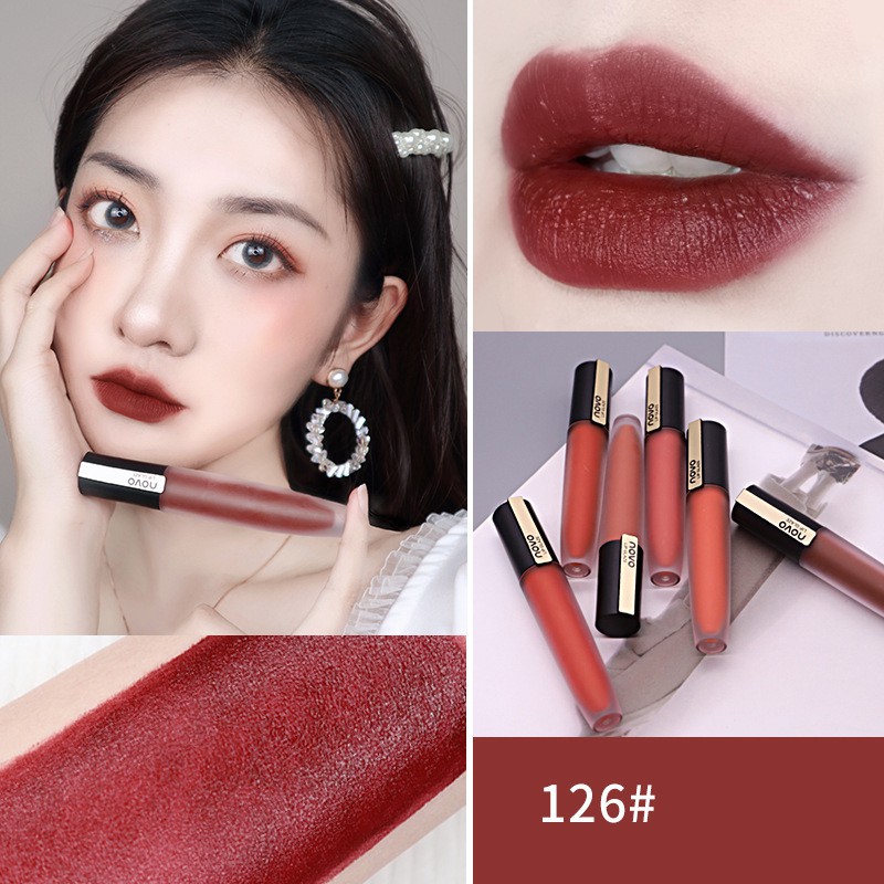 [Hàng mới về] Son môi màu lì dưỡng ẩm lâu trôi trang điểm chuyên dụng