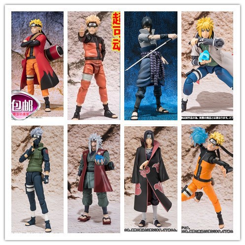 [Xả hàng tăng doanh số] Bộ mô hình khớp cử động naruto sắc nét từng chi tiết, khớp tốt, cao 15cm