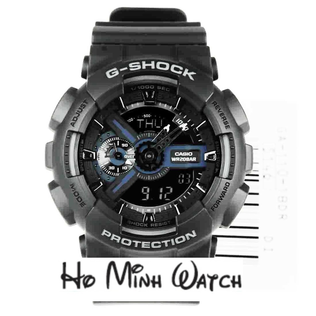 Đồng hồ nam nữ G-shock GA-110-1B