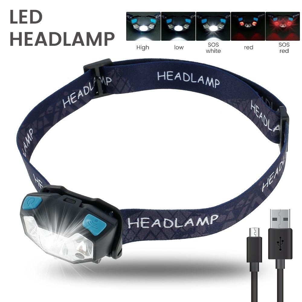 PATRICIA Đèn LED Đội Đầu Câu Cá / Cắm Trại Ngoài Trời