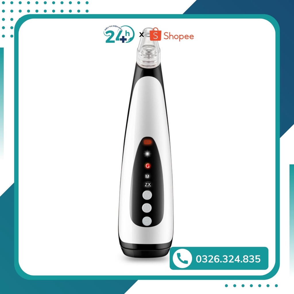 Máy Hút Mụn Và Massage Nóng Cầm Tay Skin Care, Máy Hút Mụn Mini