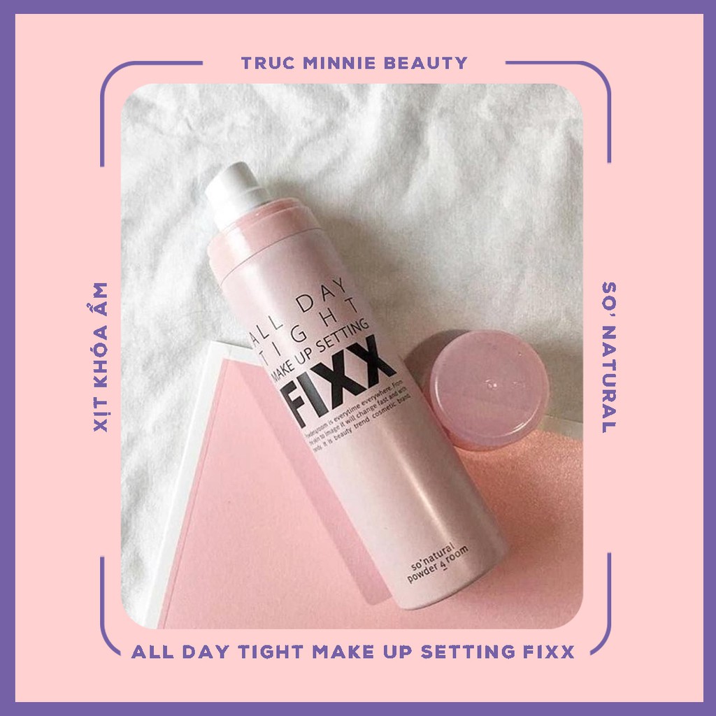 Xịt Khóa Nền Trang Điểm So Natural All Day Tight Make Up Setting Fixx 75ml | BigBuy360 - bigbuy360.vn