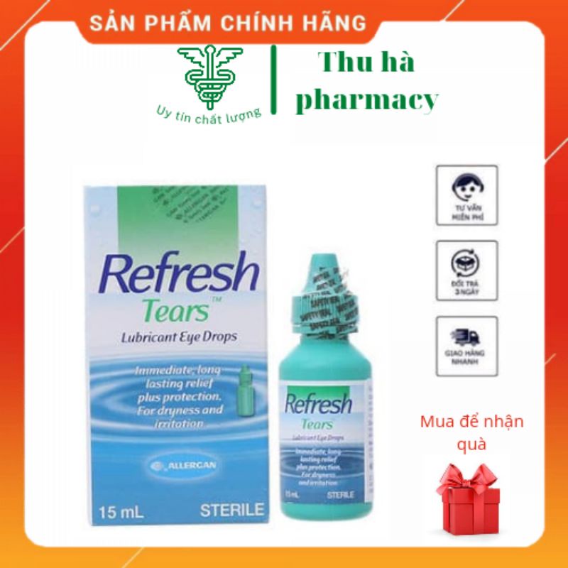 DUNG DỊCH DƯỠNG MẮT LÀM DỊU MẮT Refresh tears 15ML