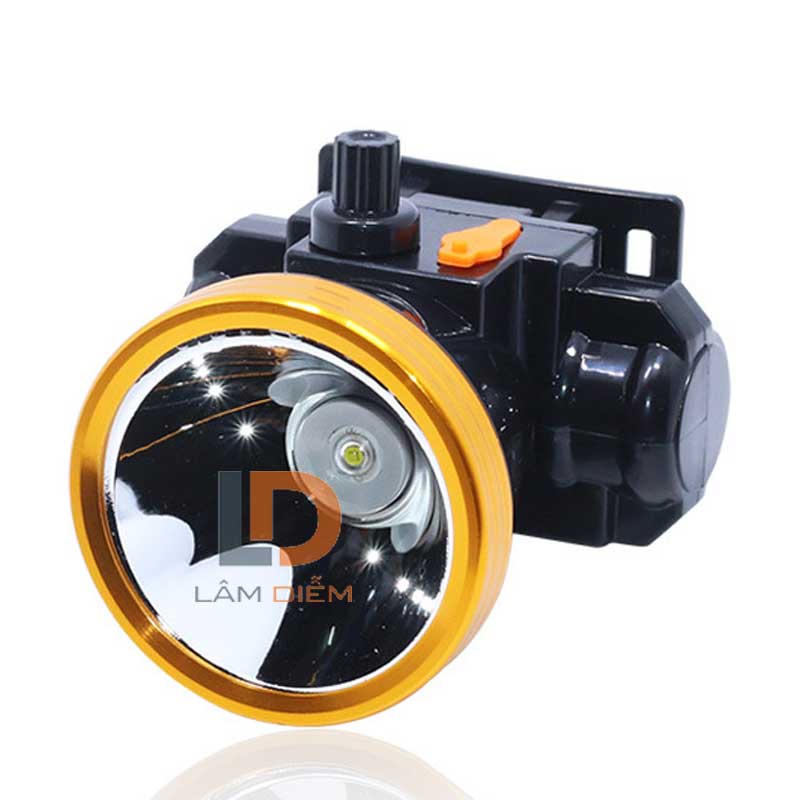 Đèn đội đầu pin sạc led siêu sáng đầy đủ phụ kiện
