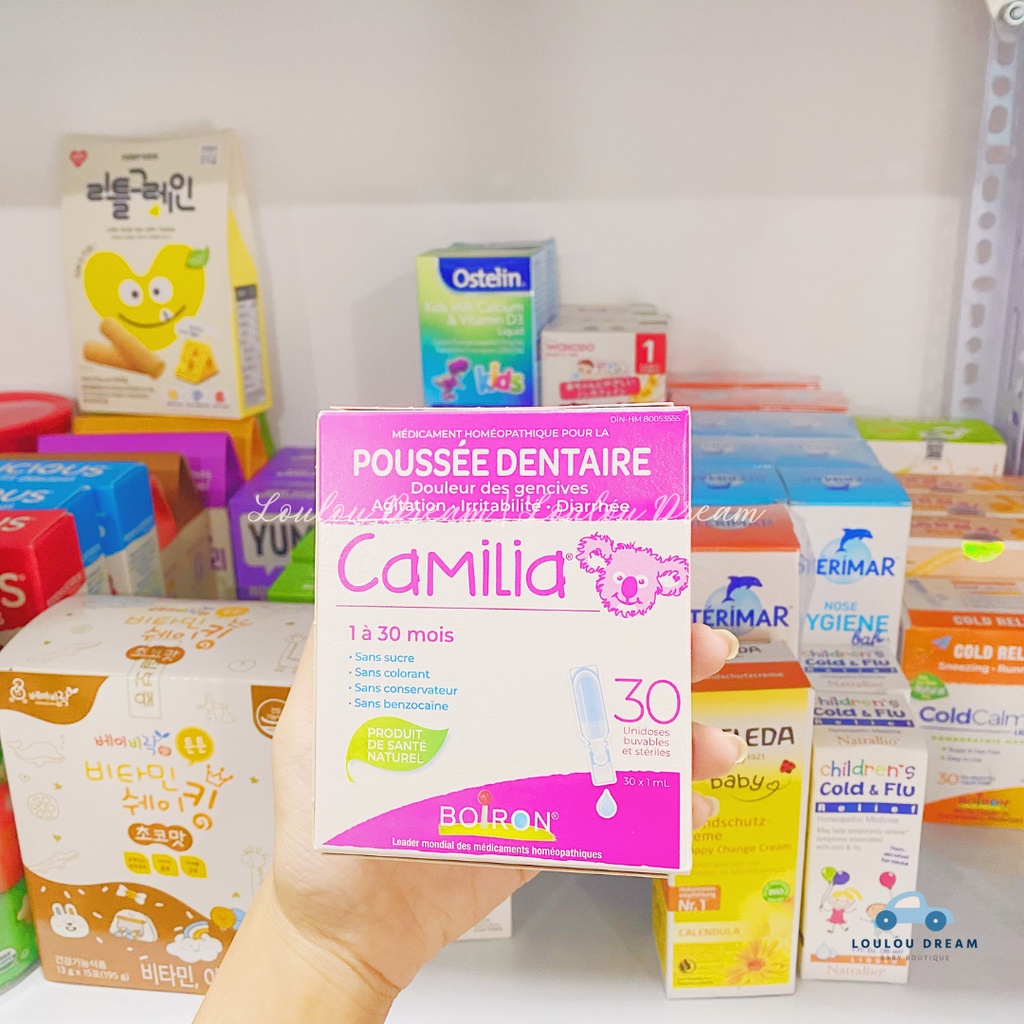 Muối uống mọc răng Camilia hỗ trợ giảm khó chịu khi mọc răng cho bé từ 1-30 tháng tuổi