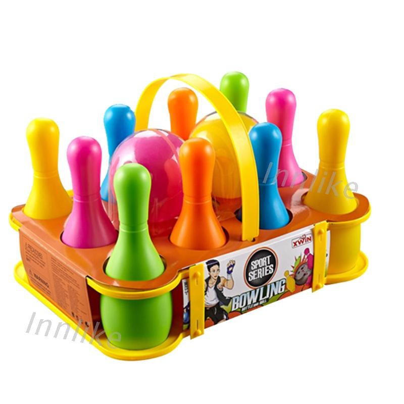 Set 10 Trái Bóng Bowling Nhiều Màu Sắc Cho Bé