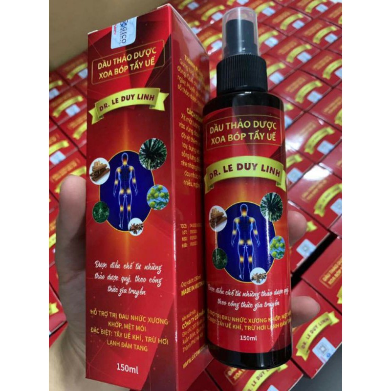 Dầu xoa bóp Dr. Lê Duy Linh chai 150ml